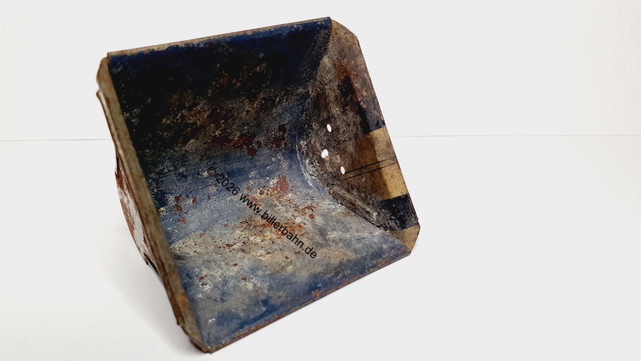 Ladefläche aus Schienenblech