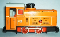 die orange 013 - mit gezahntem Umschalter und schwarzem Chassis