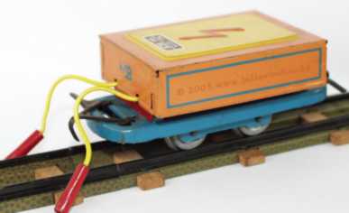 Batterietender 1015 mit blauem Untergestell