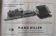 Das Spielzeug April 1956 - Train set 1600