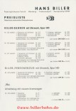 Price list 1964 page 1